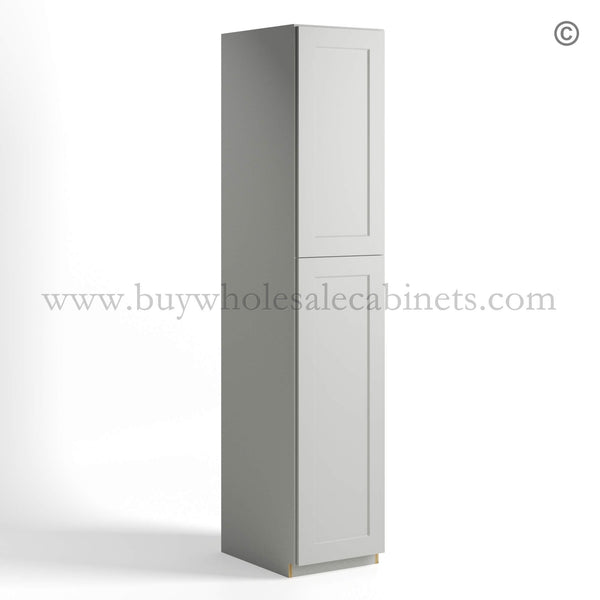 Dorian Gray Shaker Tall Pantry Cabinet 2 Doors
