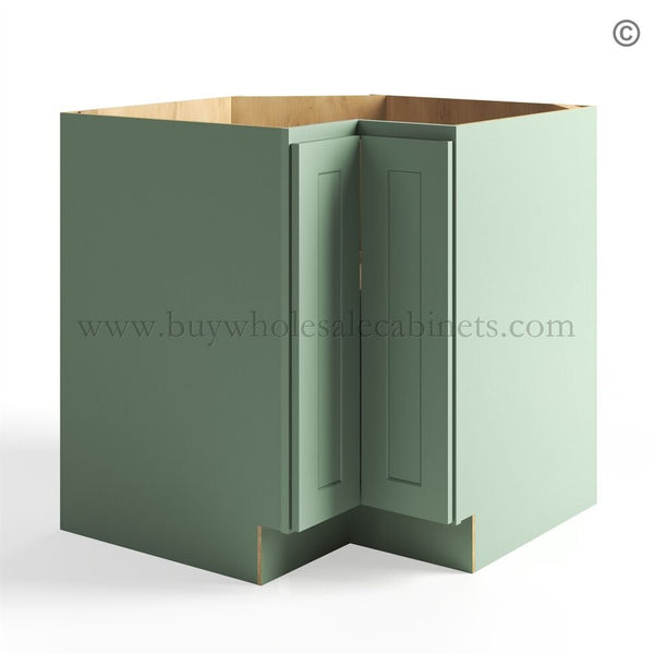 Jade Green Shaker Easy Reach Base Cabinet