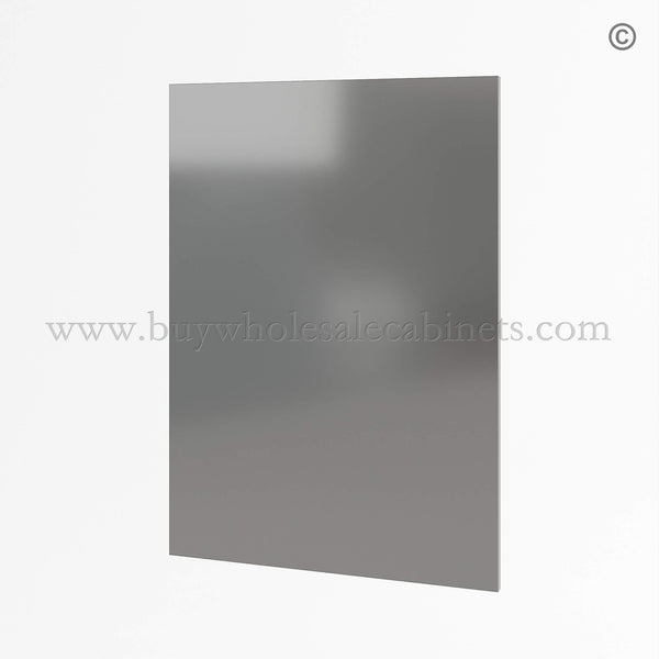 Frameless Gloss Gray Wall Decorative End Panels