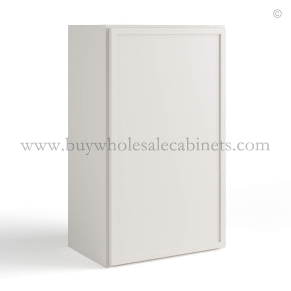 Dove White Slim Shaker 42″H Single Door Wall Cabinet