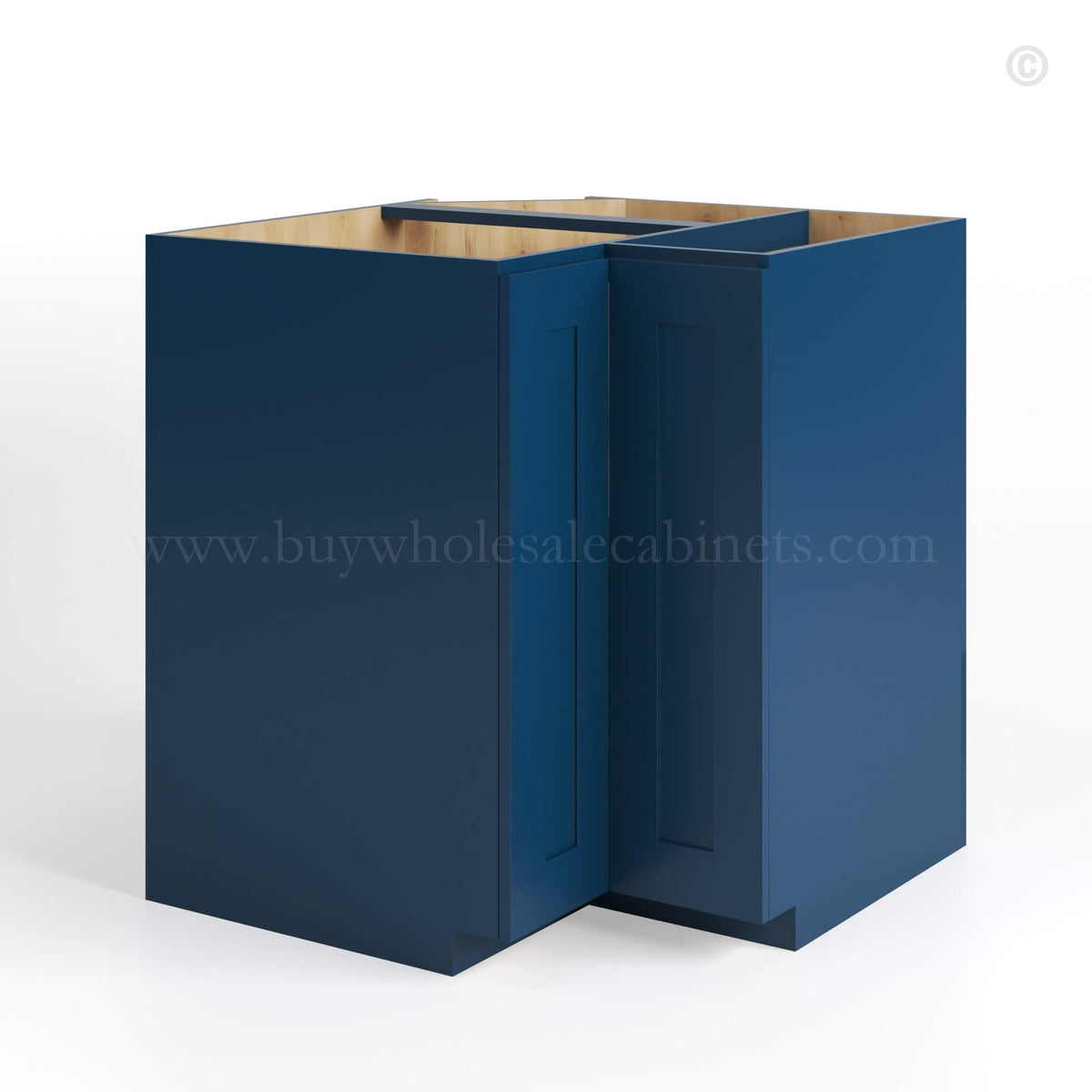 Navy Blue Shaker Cabinets