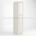 Charleston White Raised Panel 18″ W Two Single Door Utility Pantry Cabinet