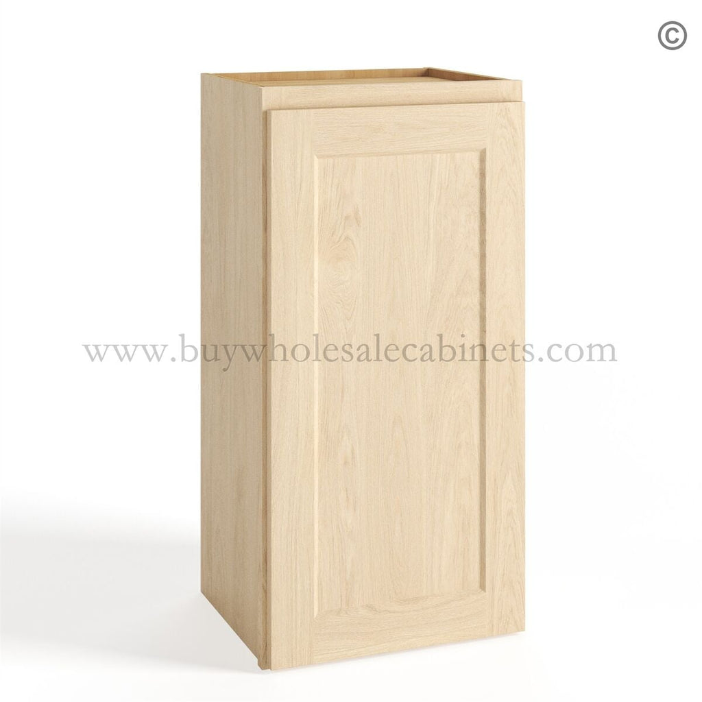 Unfinished Shaker 30″H Wall Cabinet Single Door