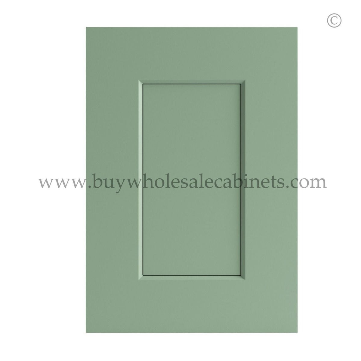Jade Green Shaker Sample Door