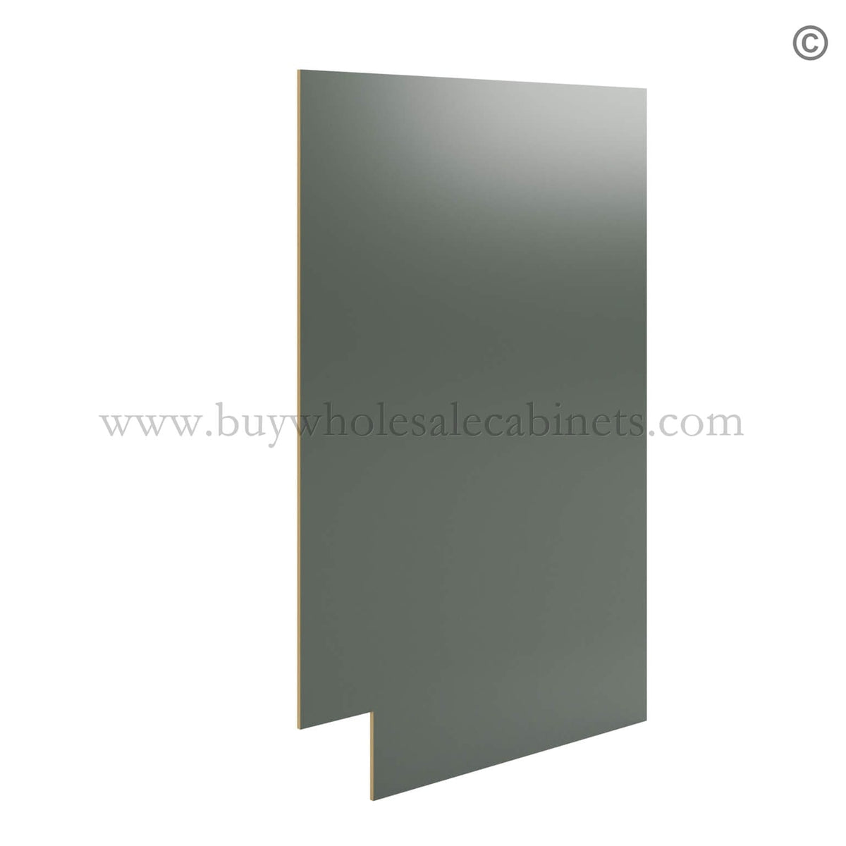 Green Shaker Base Skin Veneer Panel