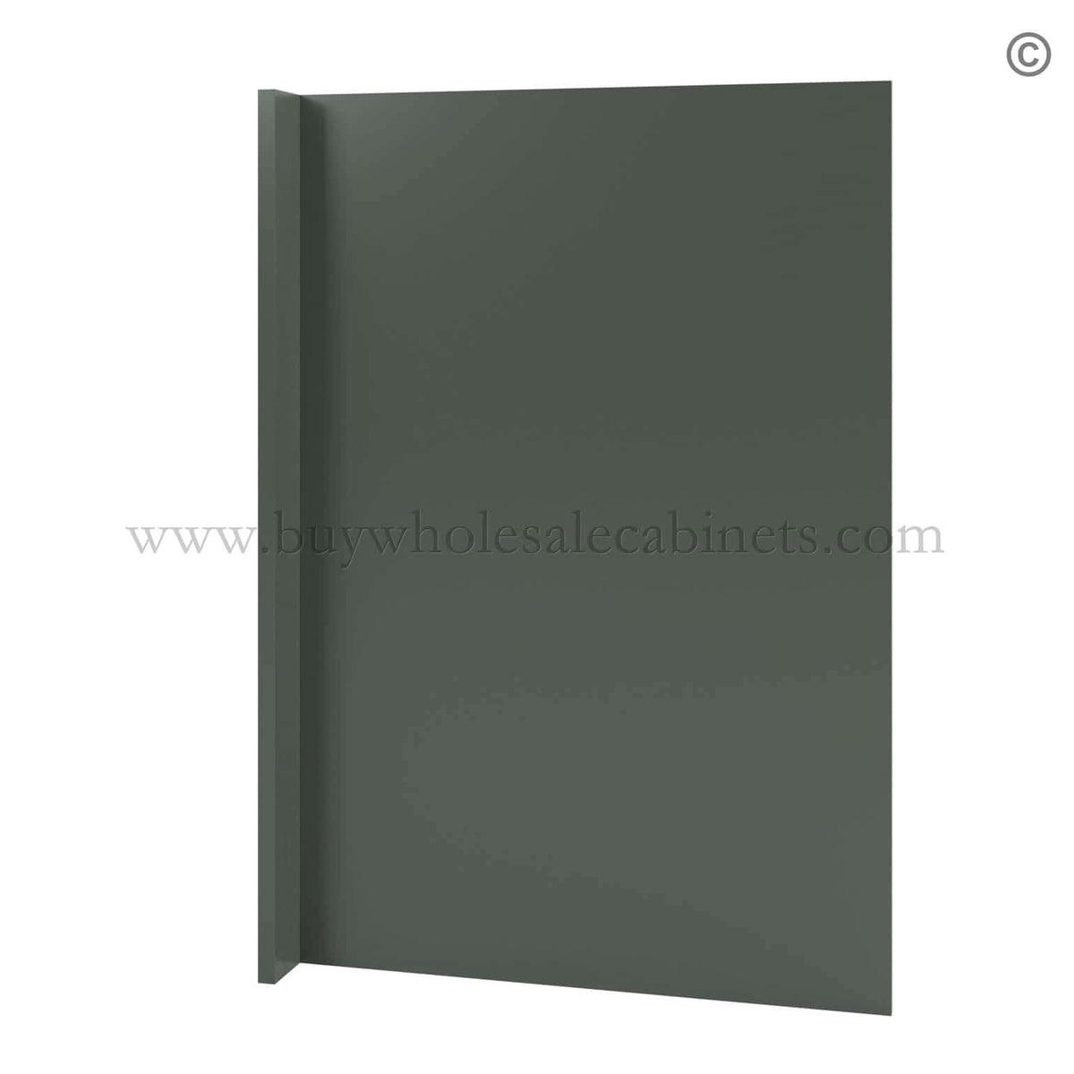 Green Shaker Dishwasher Return Panel