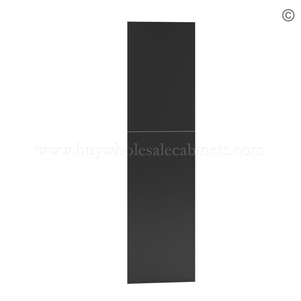 Slim Black Shaker Tall Decorative Door Panel