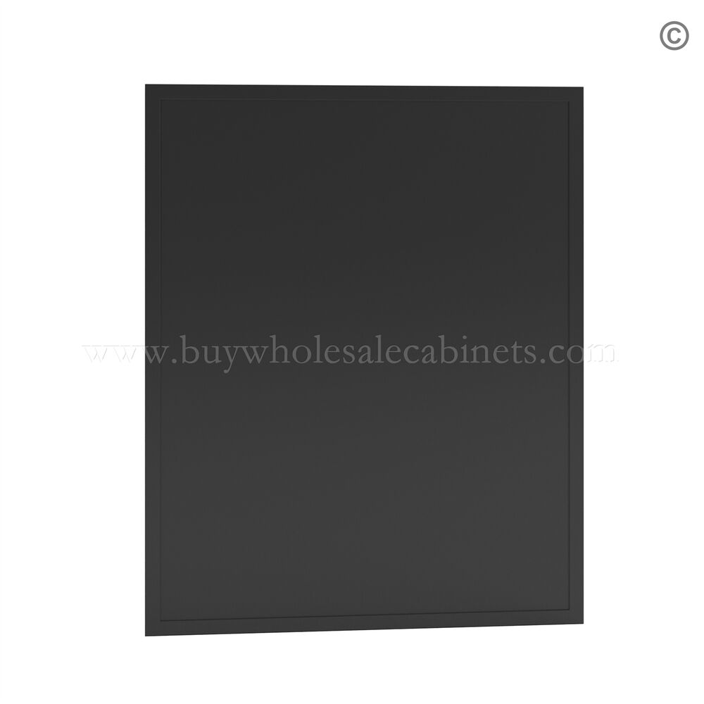 Slim Black Shaker Base Decorative Door Panel