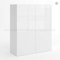Frameless Gloss White 36″H Double Door Wall Cabinet