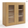 Treasure Chest Shaker 30″ H Double Door Wall Cabinet with Glass Door