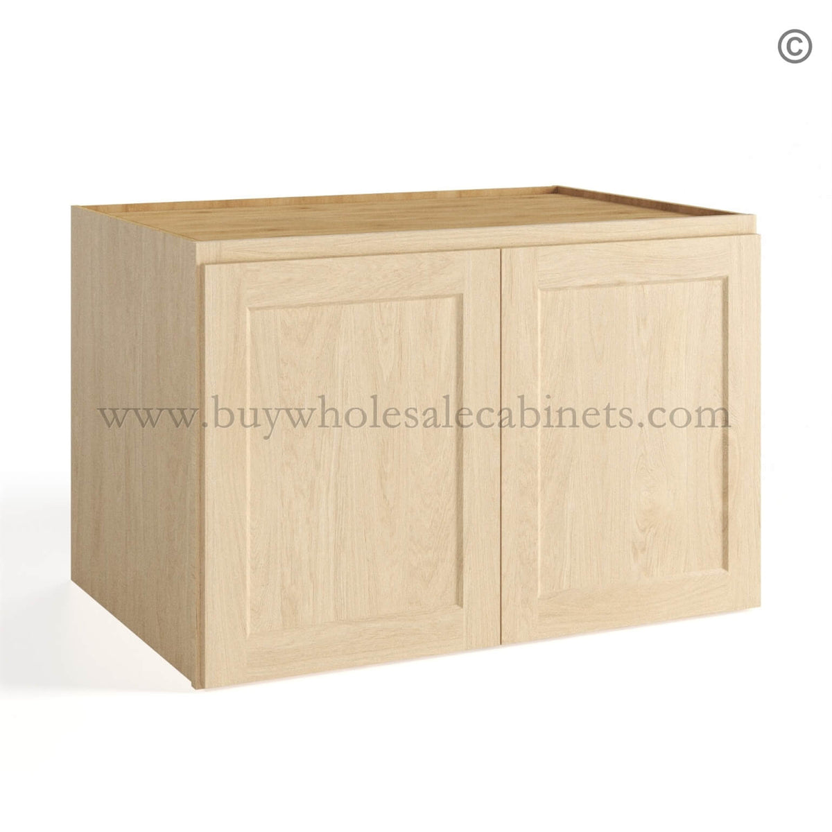 Unfinished Shaker Wall Cabinet 24″