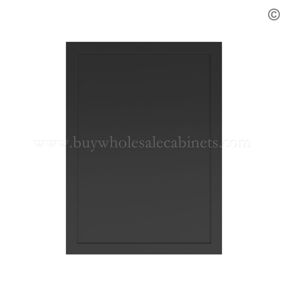Slim Black Shaker Door Sample