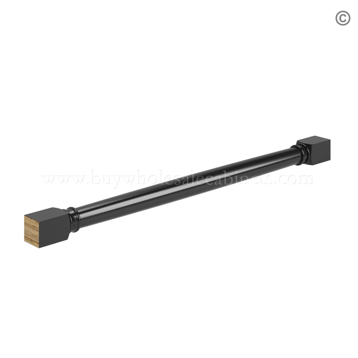 Black Shaker Classic Decorative Leg
