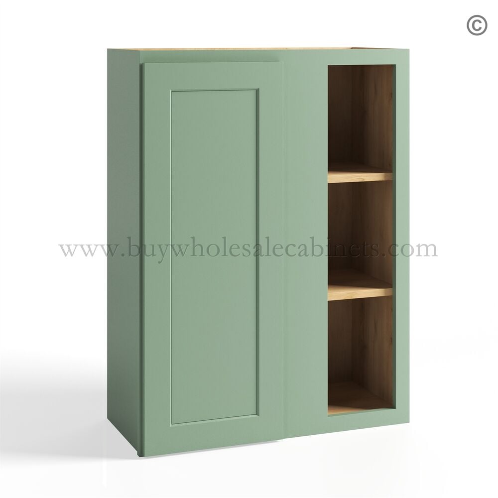 Jade Green Shaker 30″/36″ Wall Blind Corner Cabinet