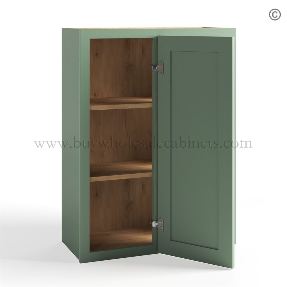 Jade Green Shaker 30″/36″ Wall Blind Corner Cabinet