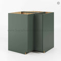 Slim Shaker Green Base Lazy Susan Cabinet