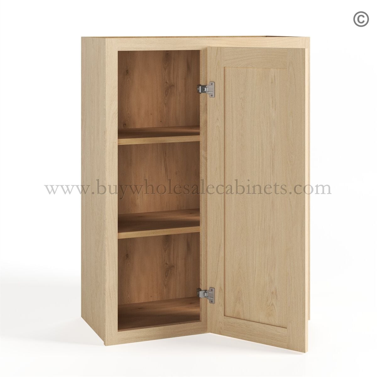 Unfinished Shaker 30″/36″ Wall Blind Corner Cabinet