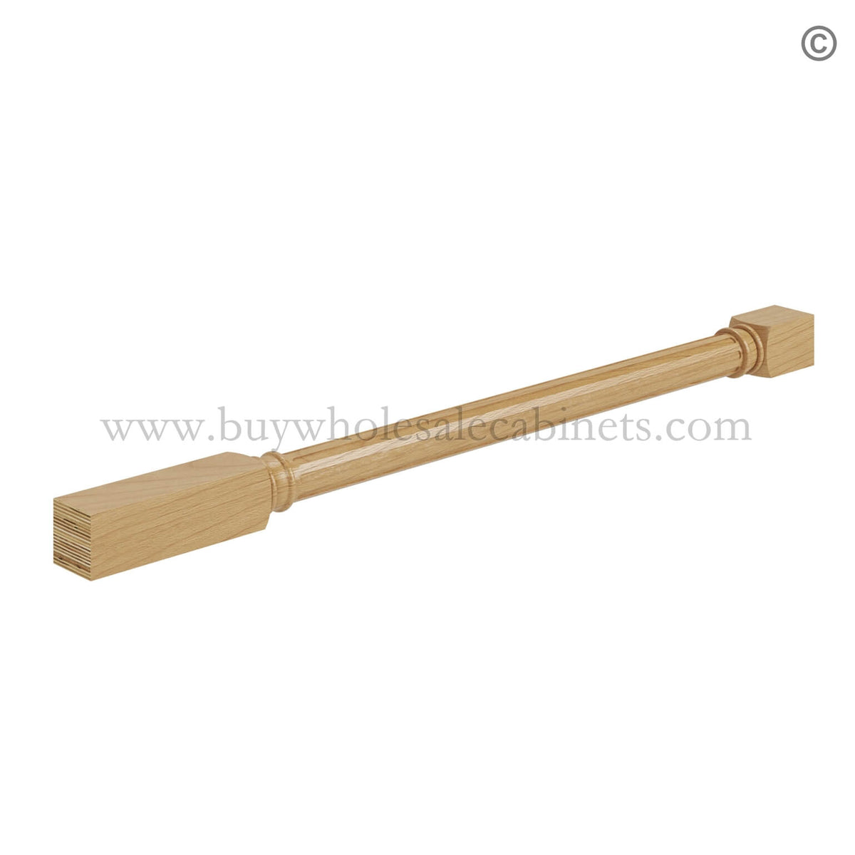Treasure Chest Shaker Fluted Decorative Leg