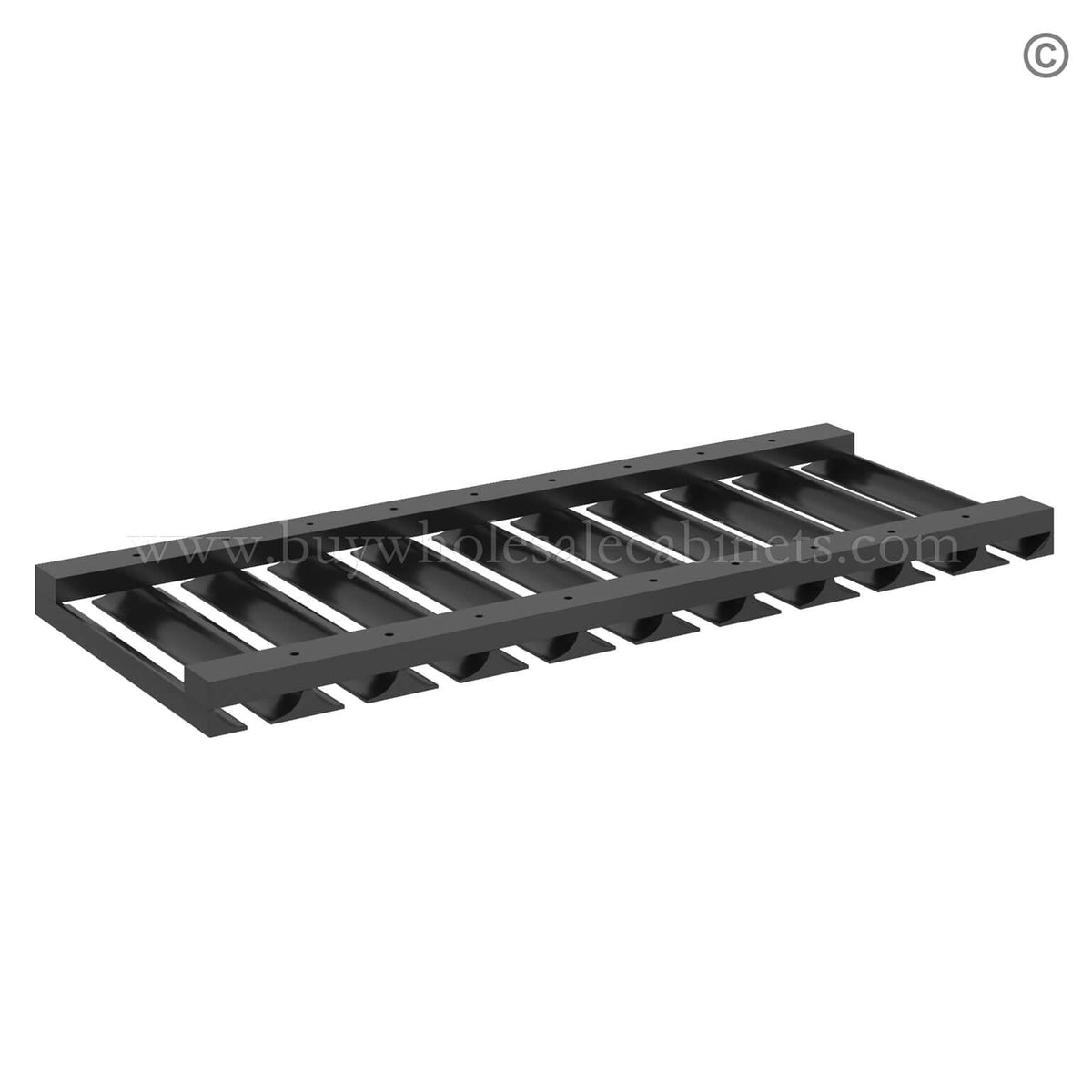 Black Shaker Glass Holder