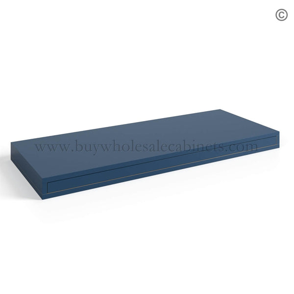 Navy Blue Shaker Floating Shelf