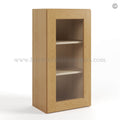Treasure Chest Shaker 36″ H Single Door Wall Cabinet with Glass Door