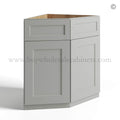 Dorian Gray Shaker Base End Corner Cabinet