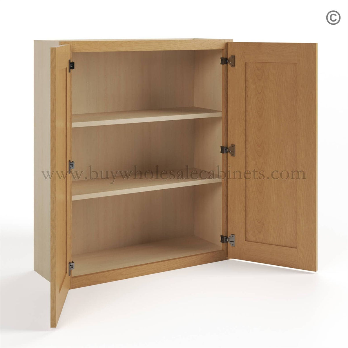 Treasure Chest Shaker 36″ H Double Door Wall Cabinet