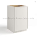 Dove White Slim Shaker Base Cabinet Single Door Full Height