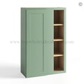 Jade Green Shaker 42″ Wall Blind Corner Cabinet