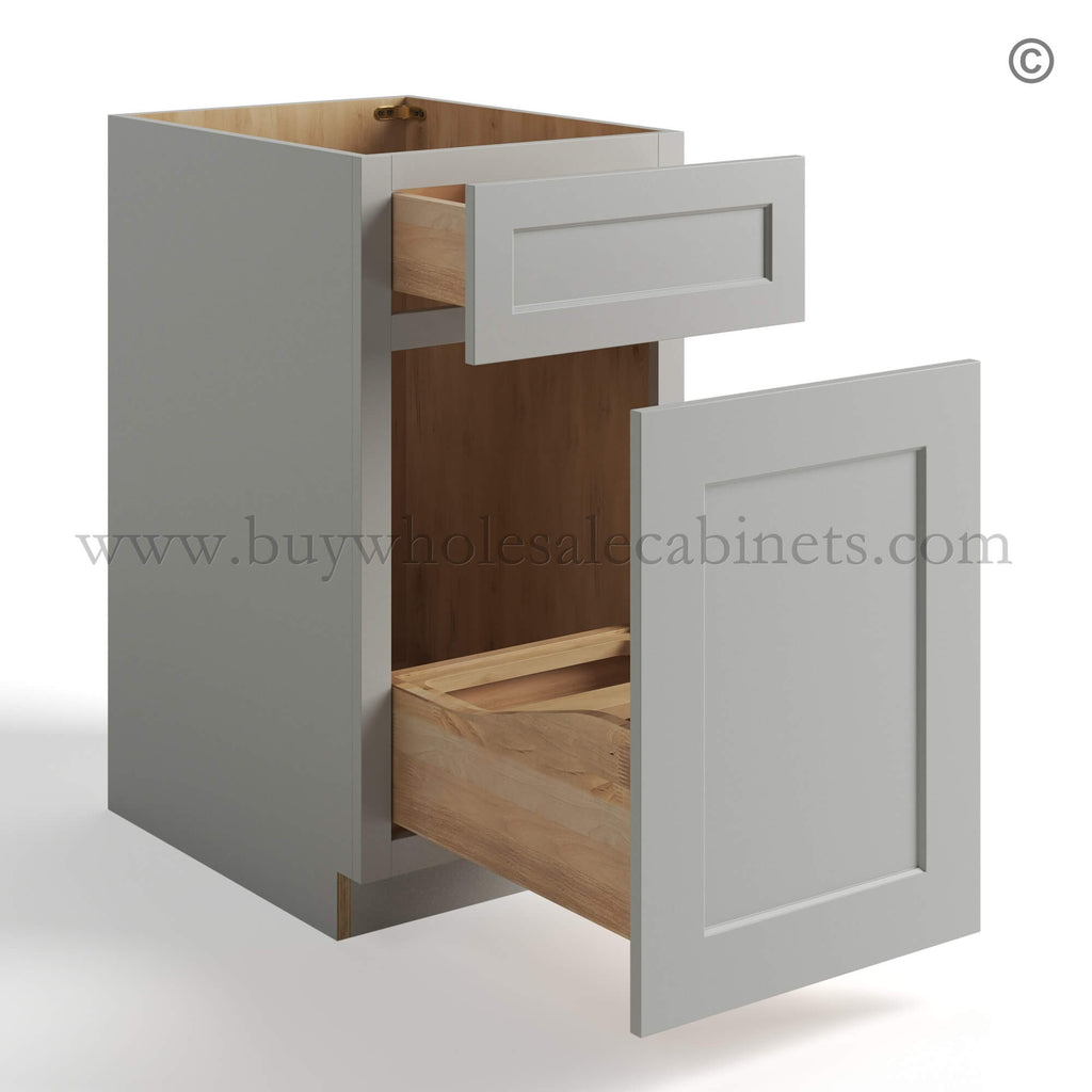 Dorian Gray Shaker Base Trash Cabinet