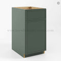 Slim Shaker Green Base Trash Cabinet