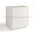 Dove White Slim Shaker Two Drawer Base
