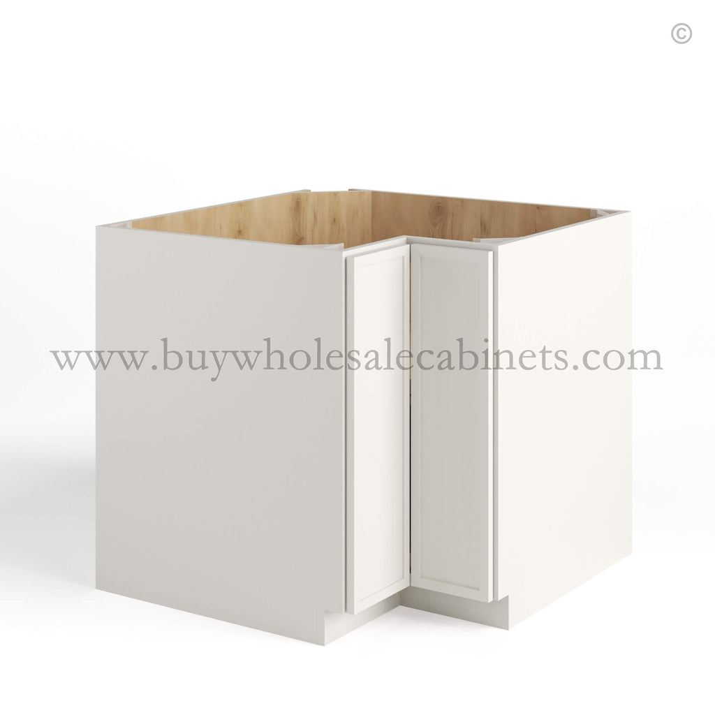 Dove White Slim Shaker Easy Reach Base Cabinet