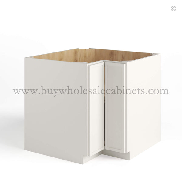Dove White Slim Shaker Easy Reach Base Cabinet