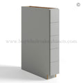 Dorian Gray Shaker Base Spice Drawers Cabinet