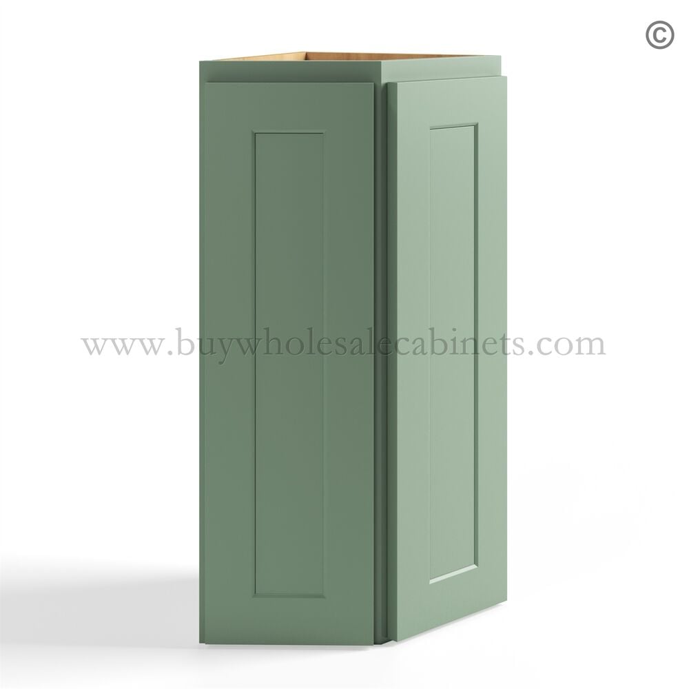 Jade Green Shaker 30″/36″ Wall End Cabinet