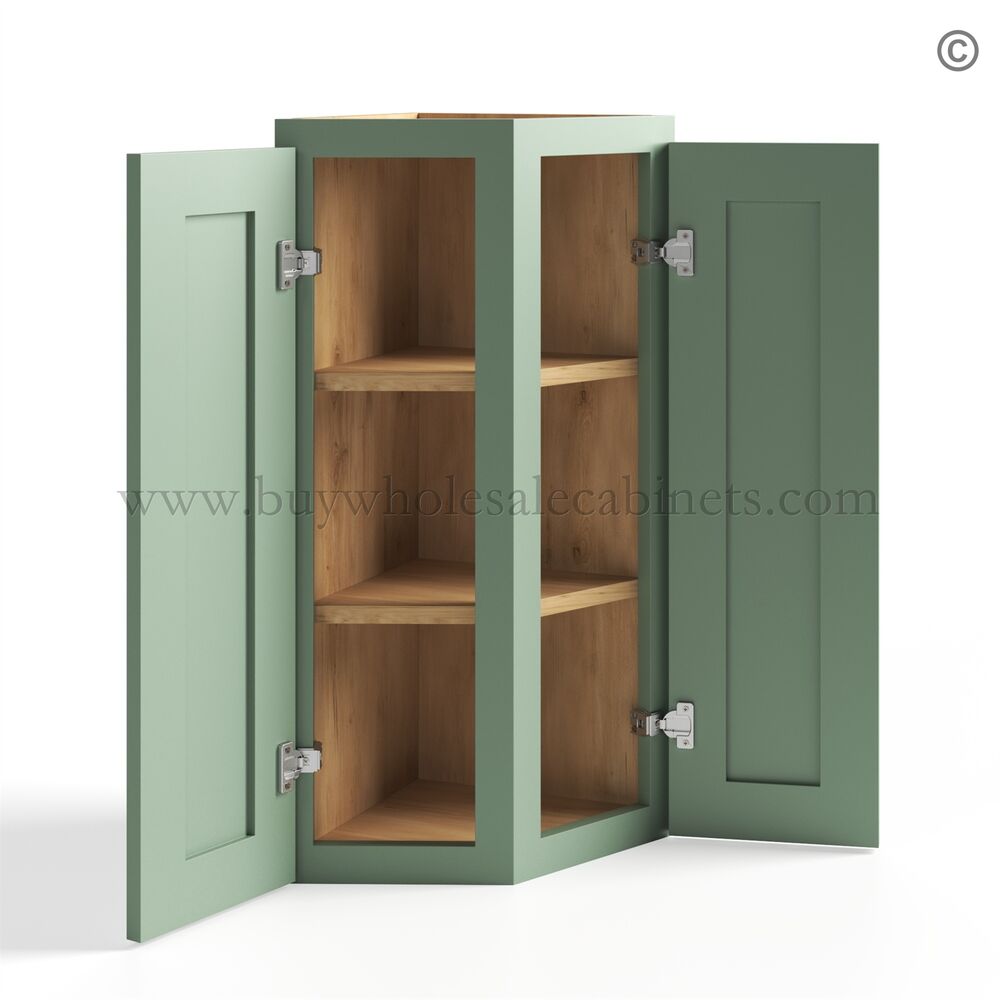 Jade Green Shaker 30″/36″ Wall End Cabinet
