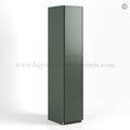 Slim Shaker Green Tall Pantry Cabinet 2 Doors