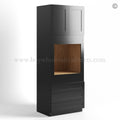 Black Shaker 33″ W Oven Pantry Cabinet