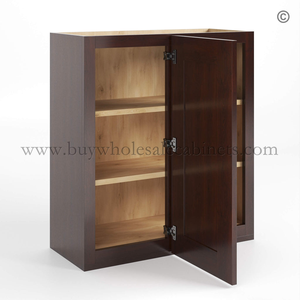 Shaker Espresso 36″ H Wall Blind Cabinet