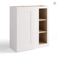 White Shaker 36″ H Wall Blind Cabinet