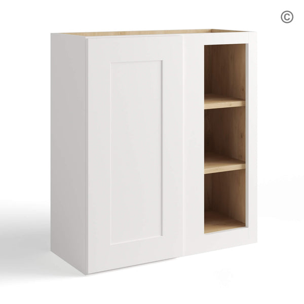 White Shaker 36″ H Wall Blind Cabinet