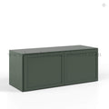 Slim Shaker Green Double Door Wall Cabinets- 12″H – 12″D