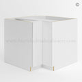 Frameless Gloss White Easy Reach Base Cabinet