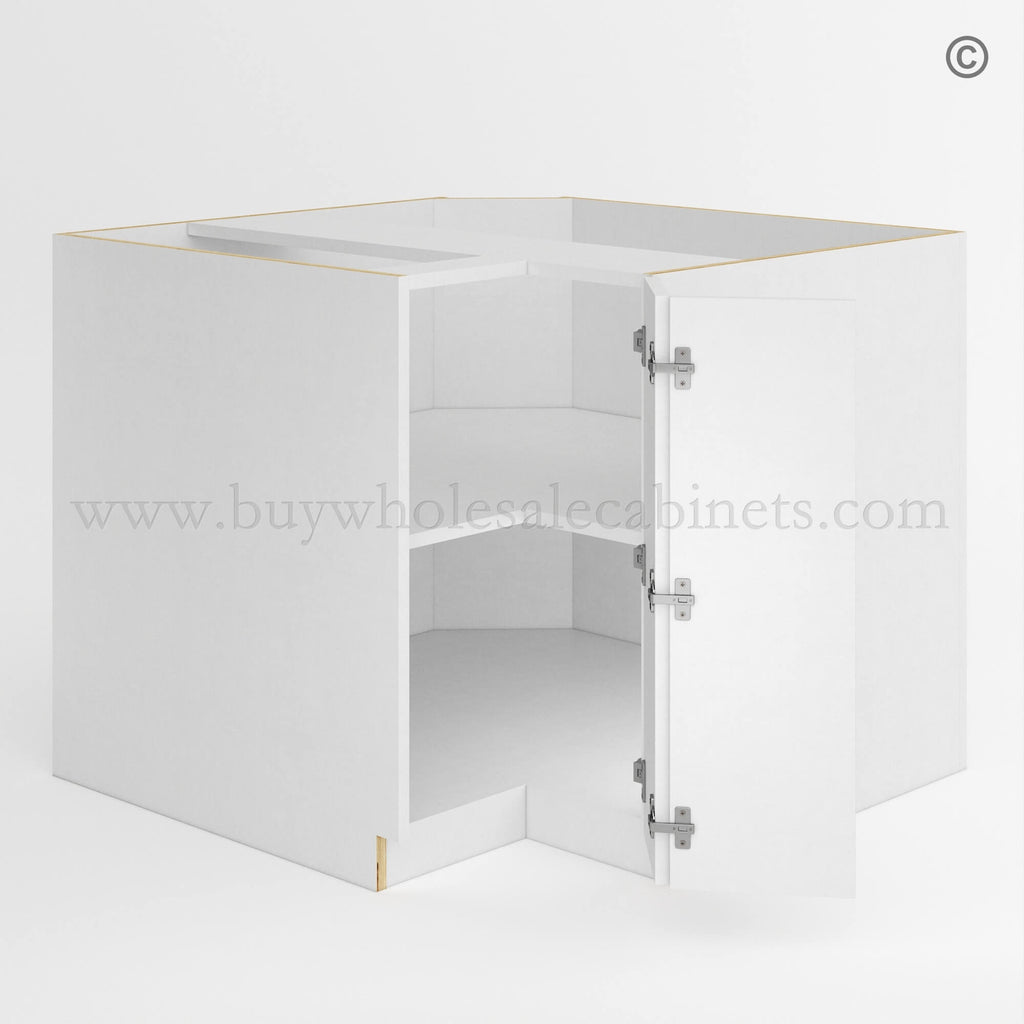 Frameless Gloss White Easy Reach Base Cabinet