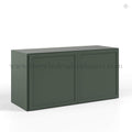 Slim Shaker Green Double Door Wall Cabinets- 15″H – 12″D
