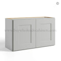 Dorian Gray Shaker Double Door Wall Cabinets 18″H – 21″H