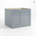 Gray Shaker 24″ H Refrigerator Wall Cabinet 24″ Deep