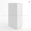 Frameless Gloss White Full Height Single Door Base Cabinet