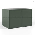 Slim Shaker Green Double Door Wall Cabinets- 24″H, 12″D